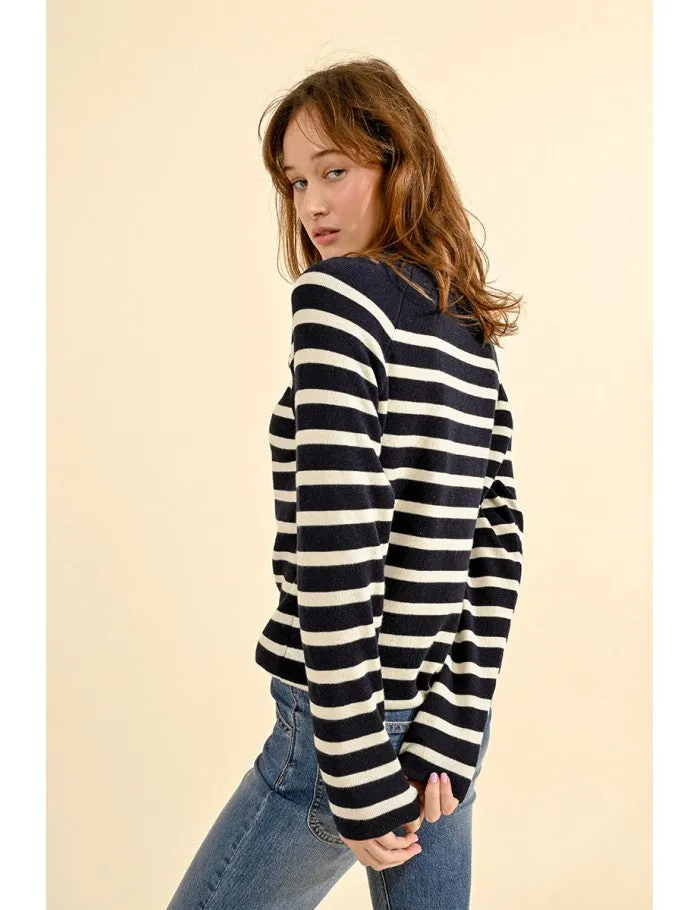 1580 - Knitted Sailor Sweater - Molly Bracken