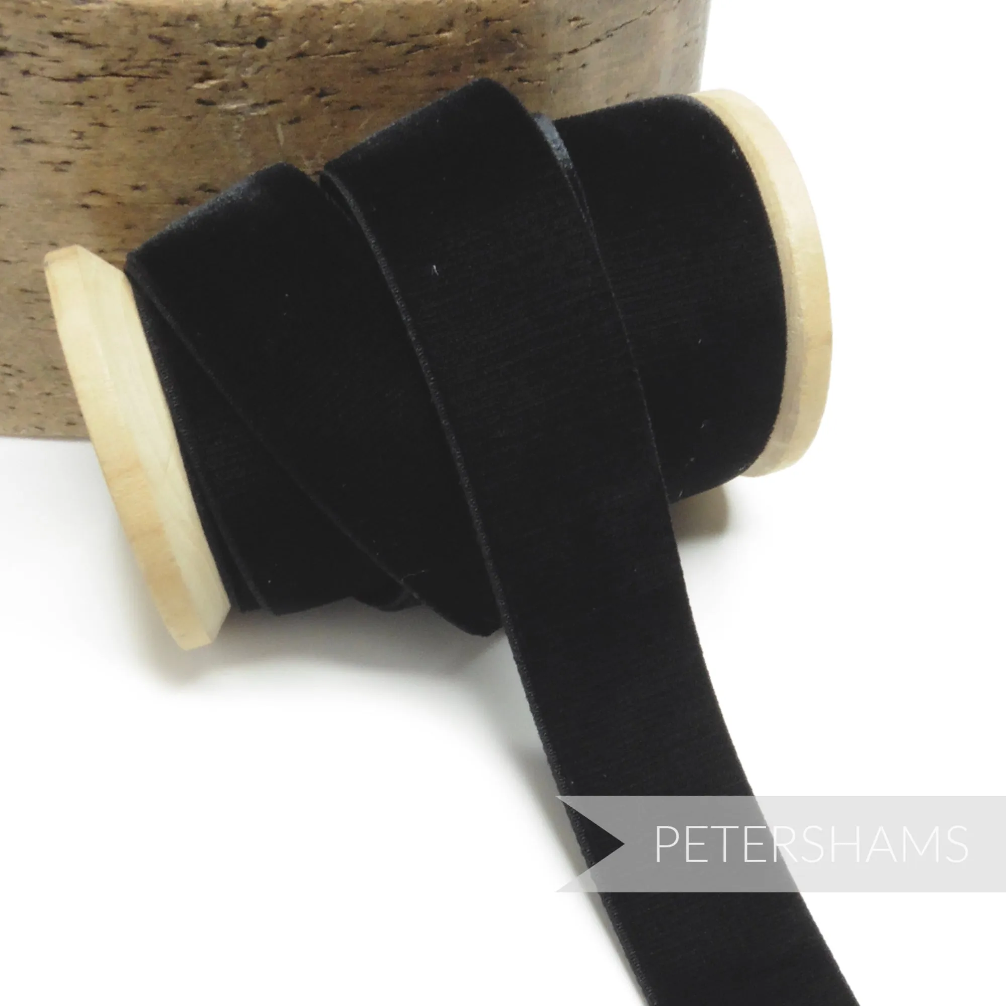 23mm Elastic Stretch Velvet Ribbon - 1m