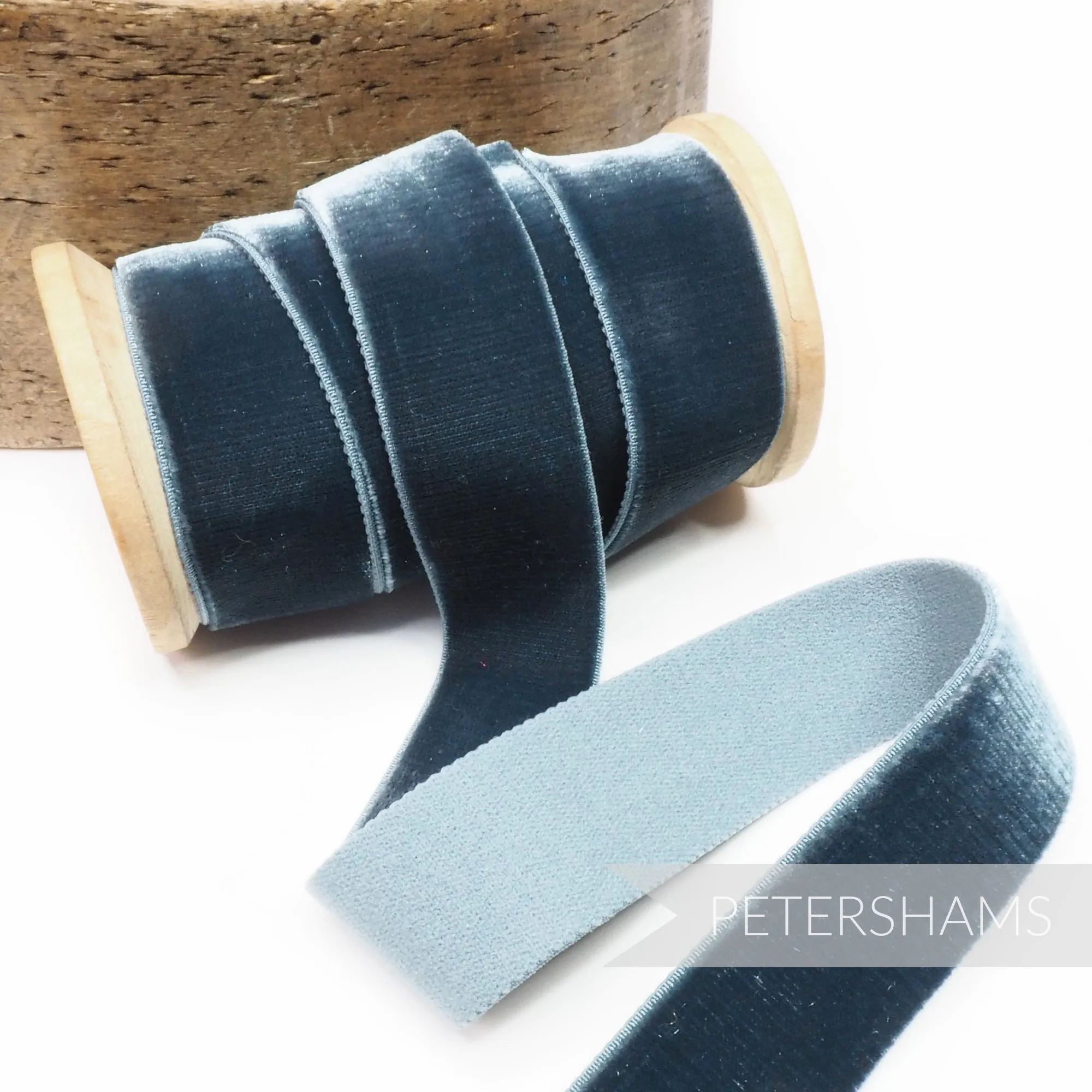 23mm Elastic Stretch Velvet Ribbon - 1m