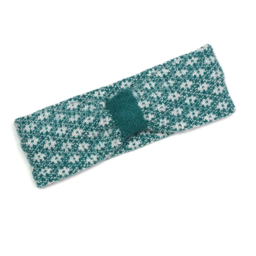 40538 Jade Green Knot Headband By Pom