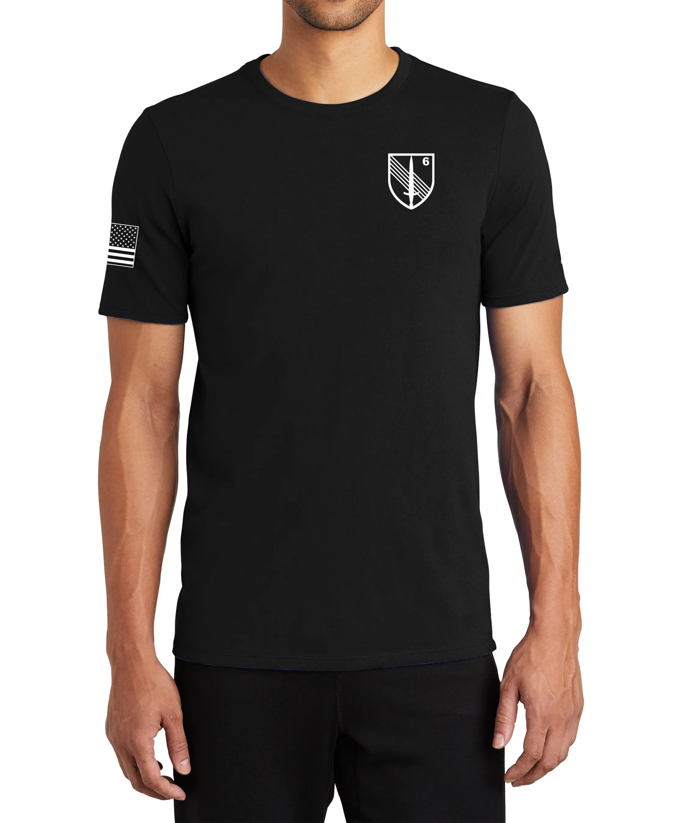 6 4th Unisex Performance Short Sleeve PT Shirt (Feels like Cotton). This shirt IS approved for PT.