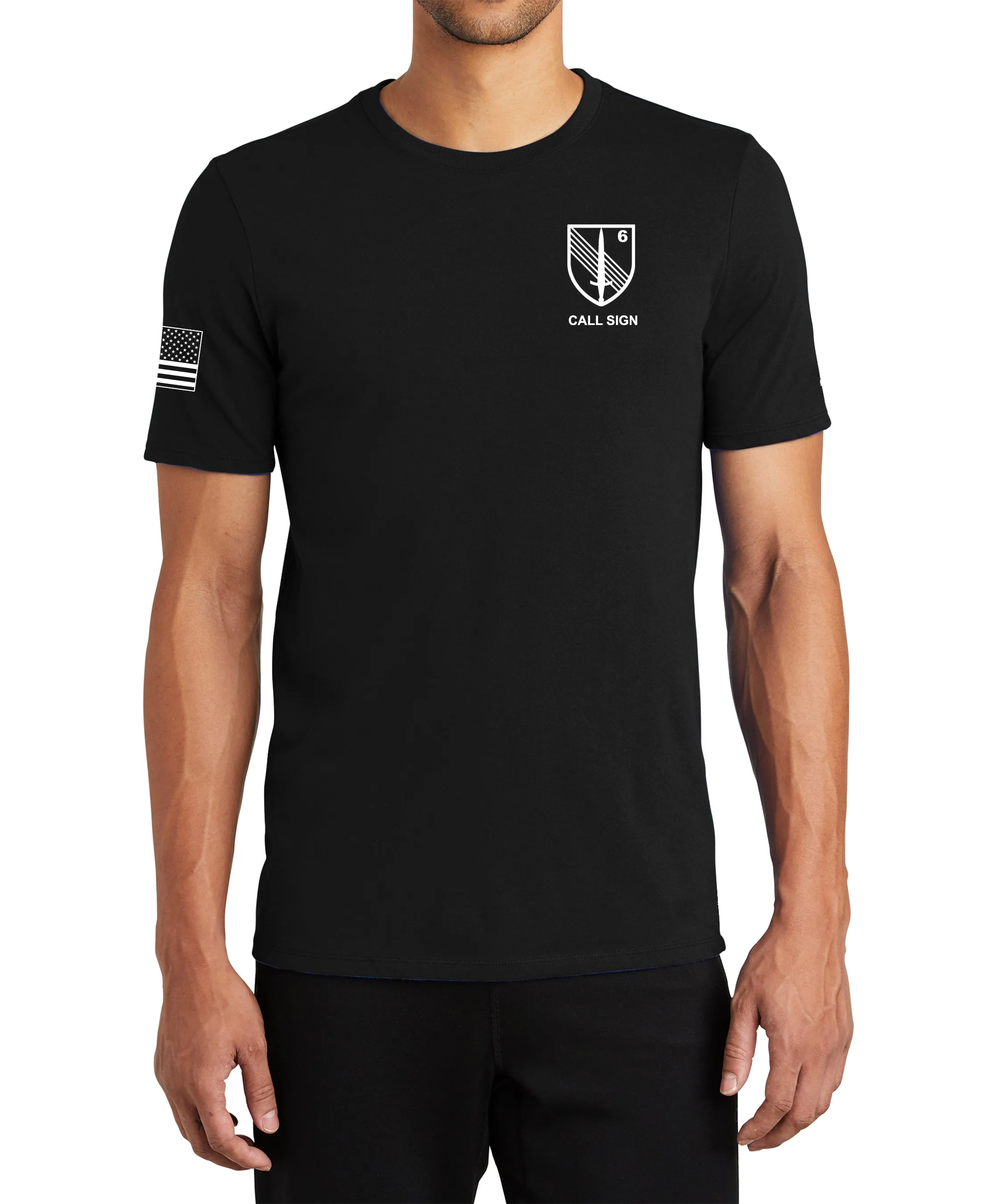 6 4th Unisex Performance Short Sleeve PT Shirt (Feels like Cotton). This shirt IS approved for PT.