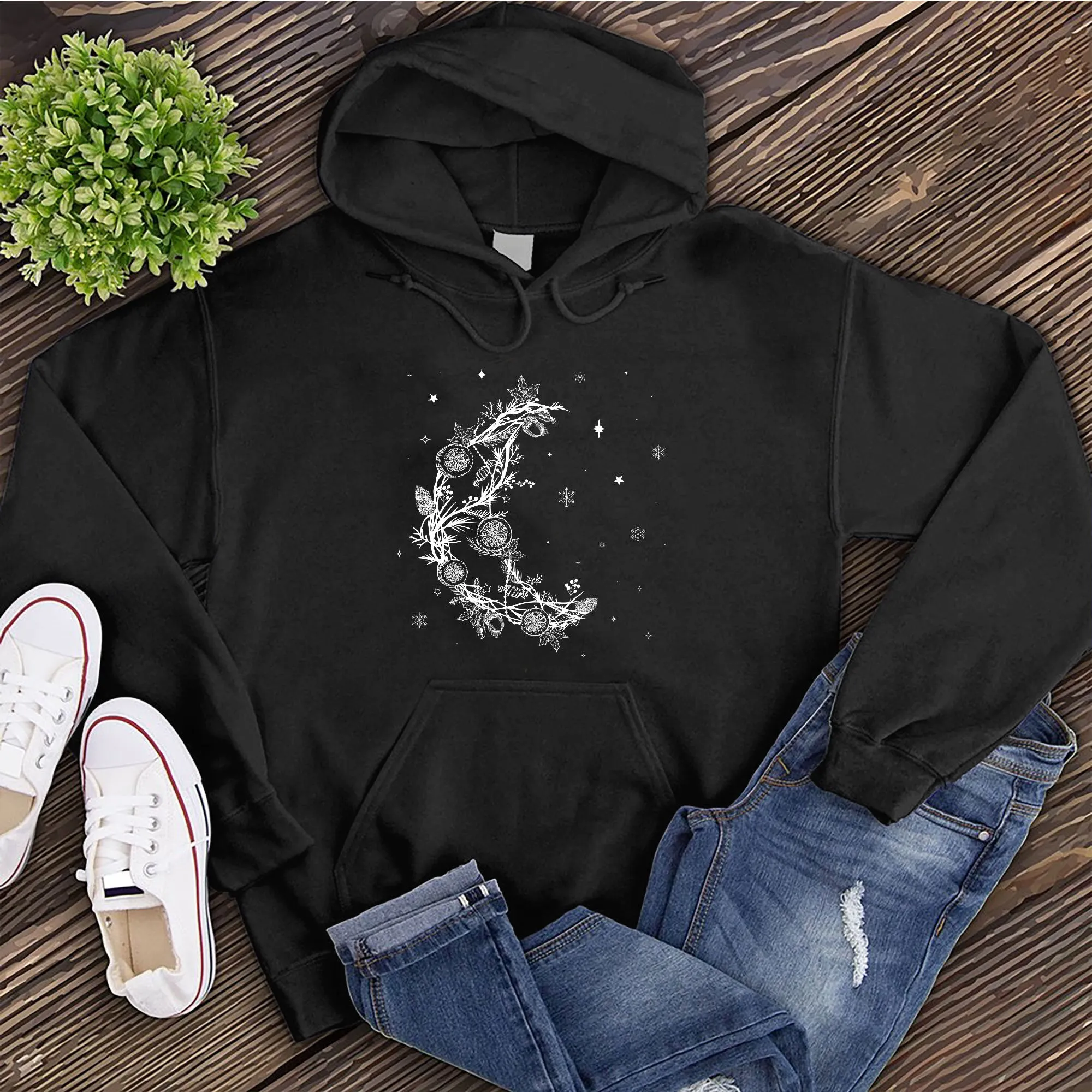 Abundant Winter Moon Hoodie