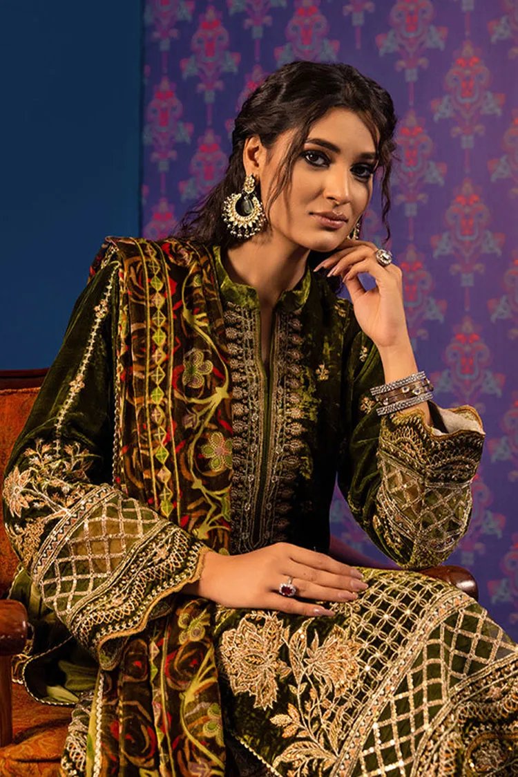 Adans Libas - Plachi Embroidered Unstitched Collection - 5409