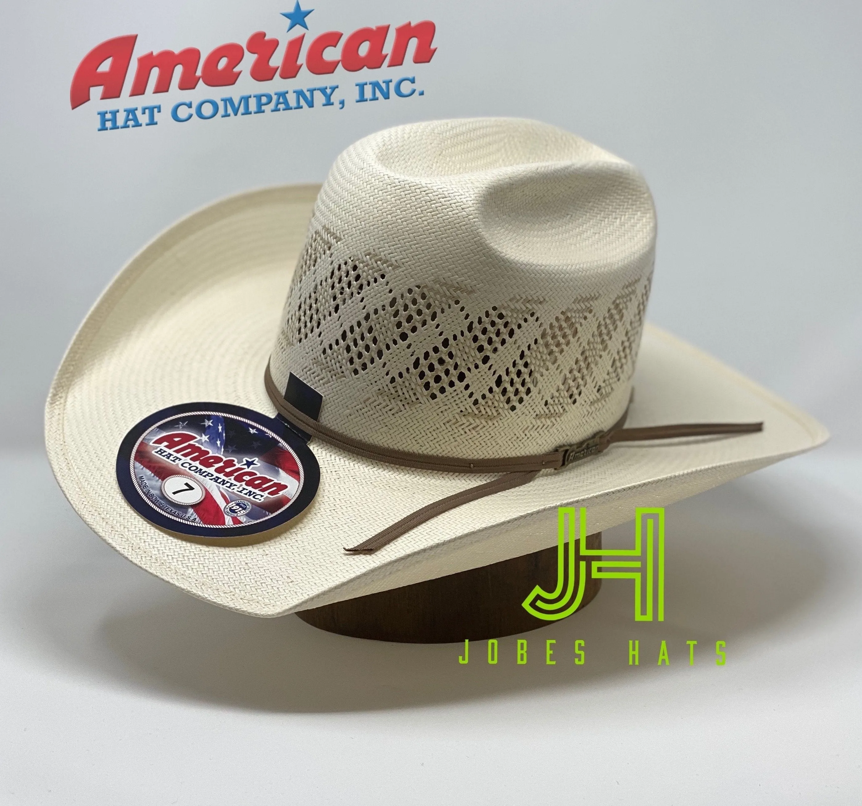 American Hat Co. Straw #6300 R/O 4 1/4” Brim