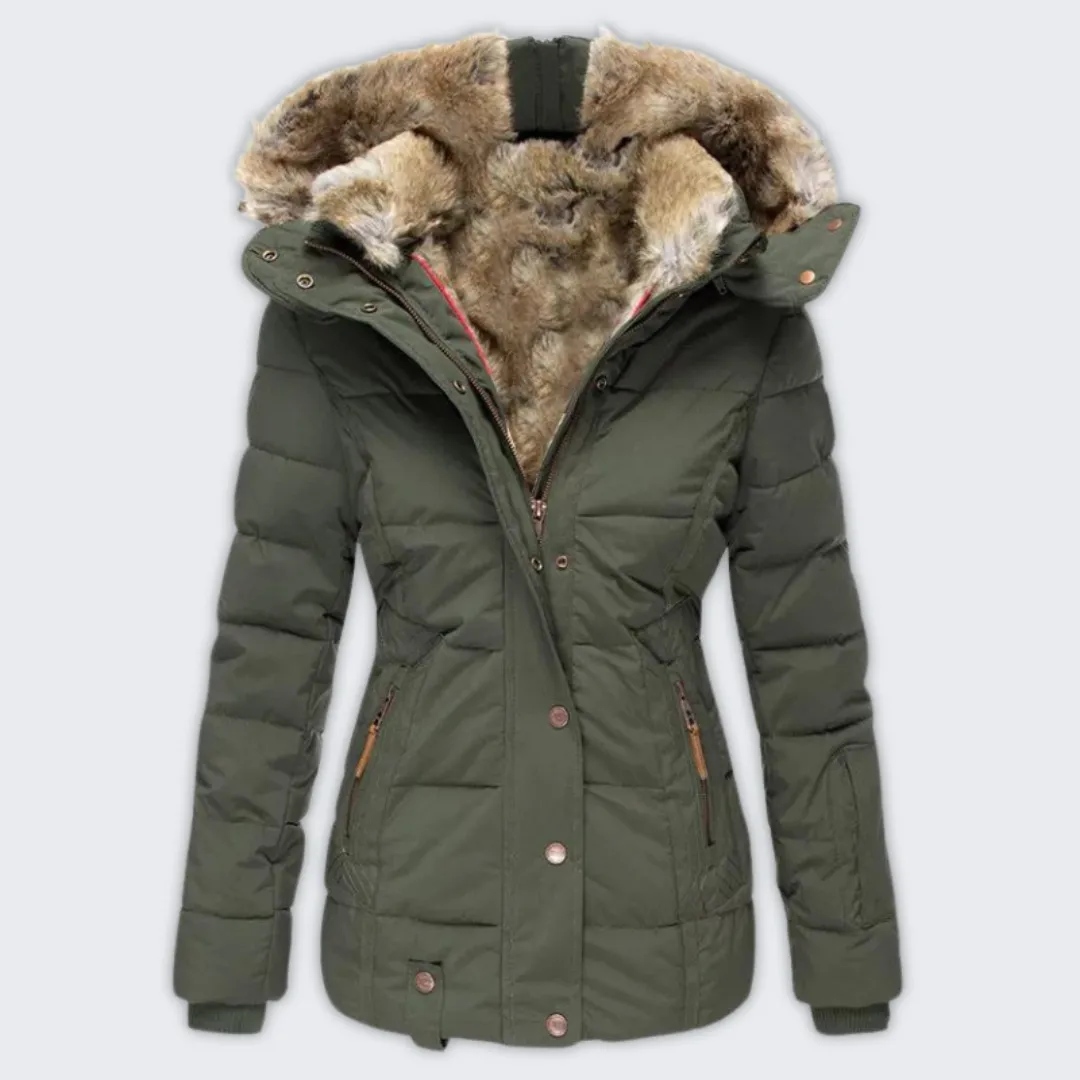 Astrid- Women's Ultimate Winter Coat with Fur Lining