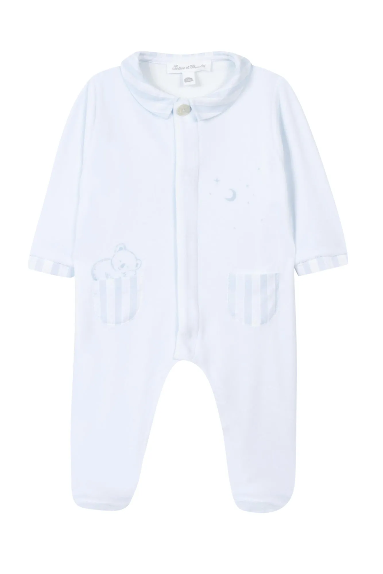 Babygrow - Sky Blue Velvet Koala