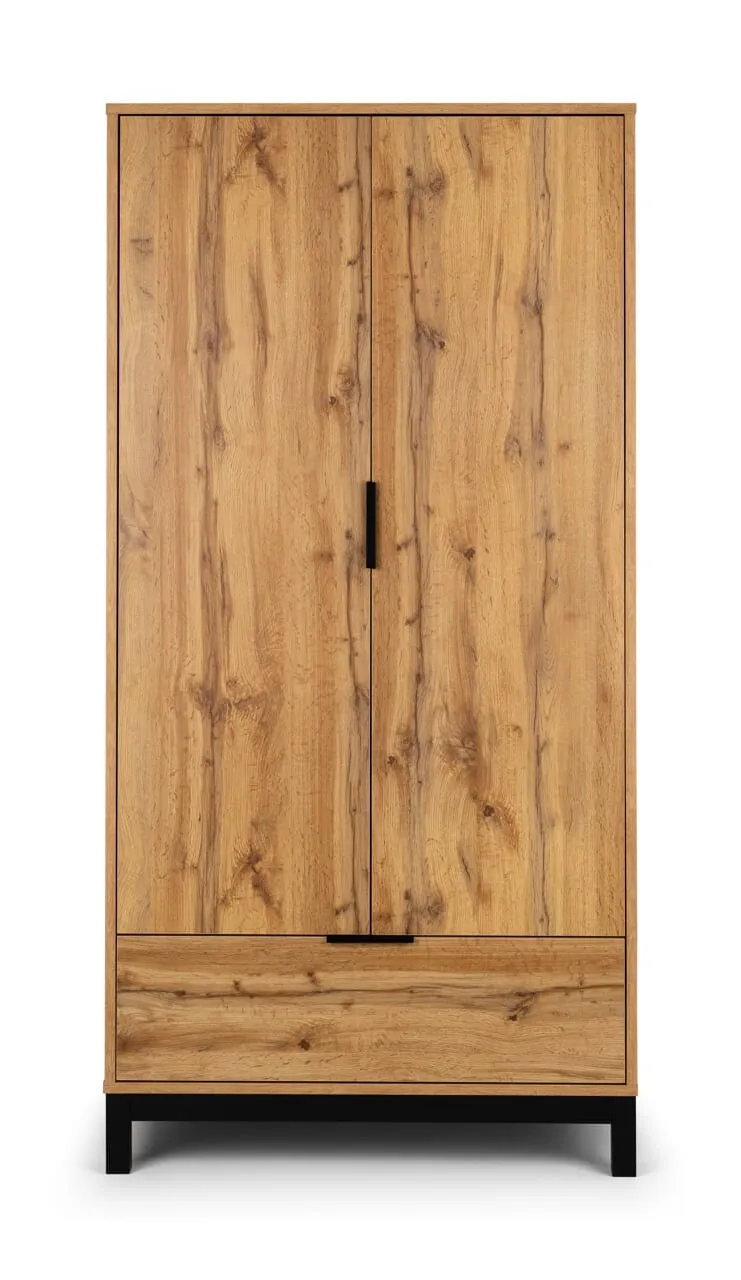 Bali 2 Door 1 Drawer Wardrobe