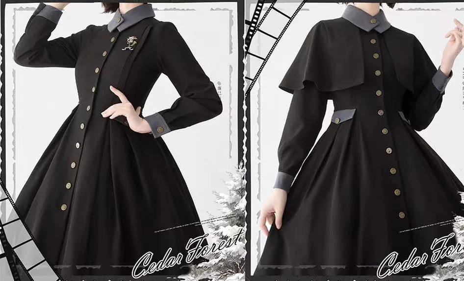 (BFM)Forest Wardrobe~Elegant Lolita Dress Winter Lolita Coat Dress