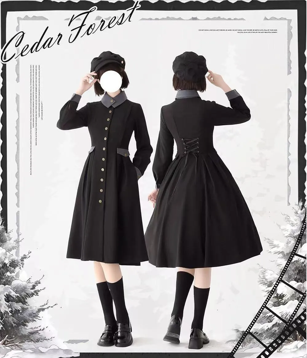 (BFM)Forest Wardrobe~Elegant Lolita Dress Winter Lolita Coat Dress