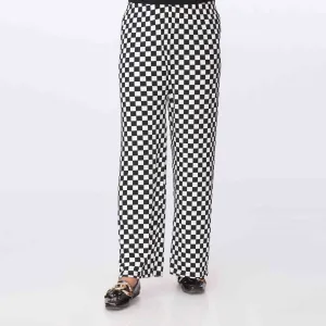 Blkwht Printed Jersey Straight Trouser PW3558