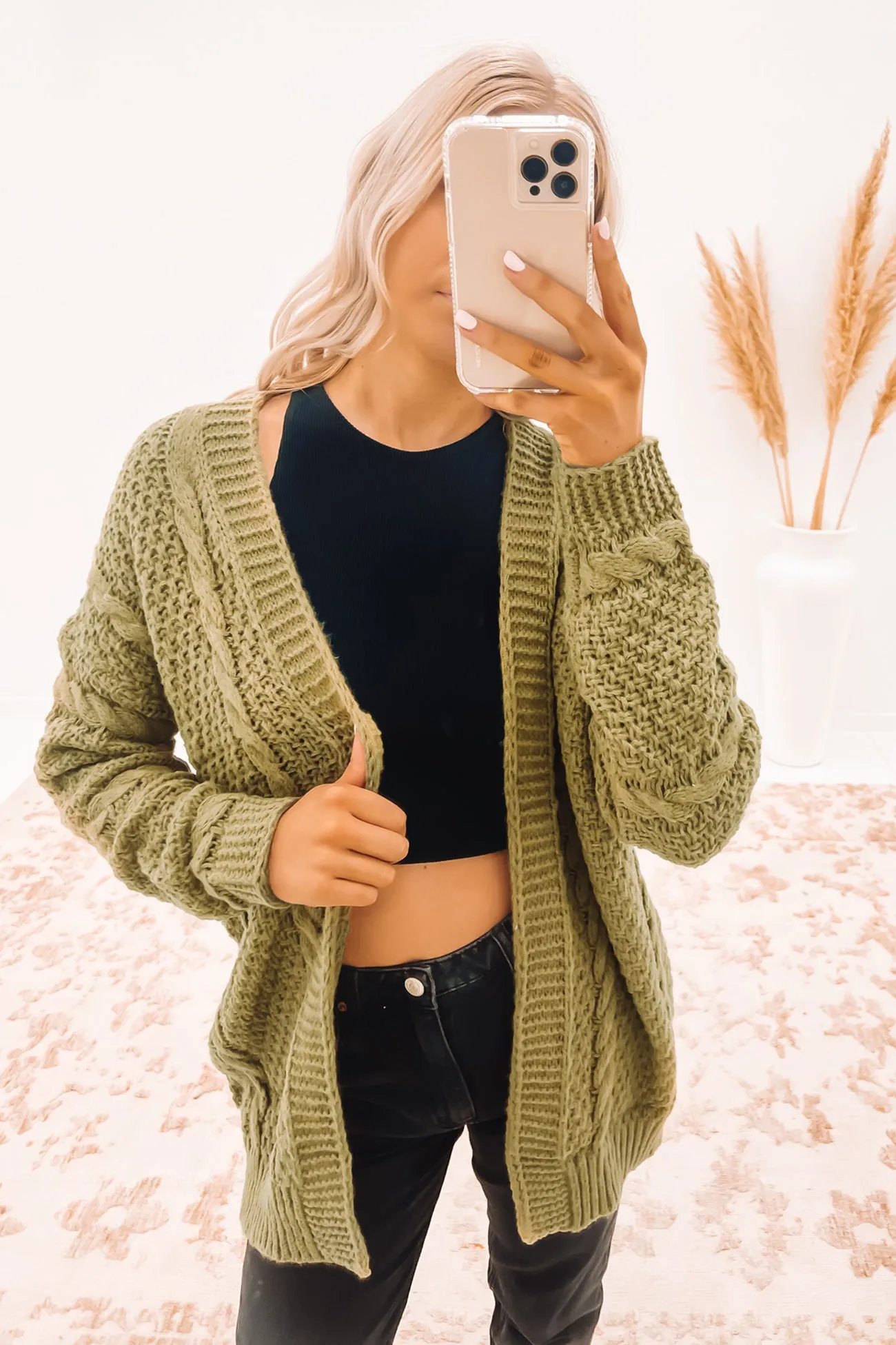 Brydie Cardigan Green