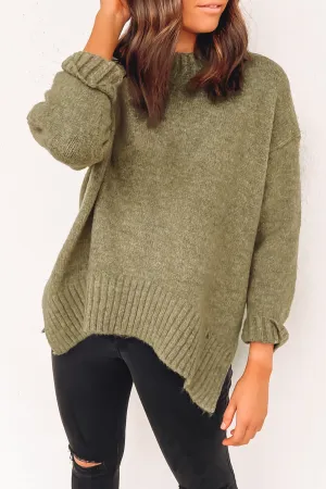 Candice Knit Jumper Khaki