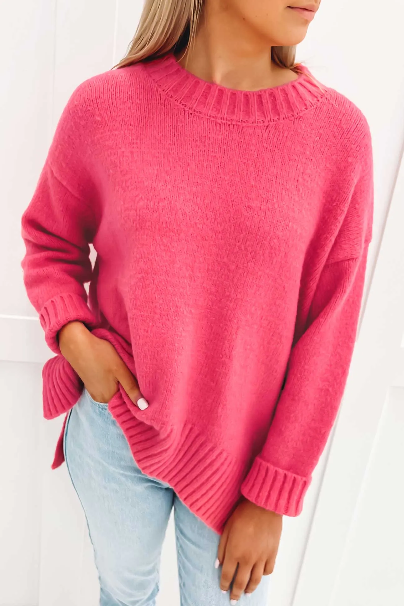 Candice Knit Jumper Pink