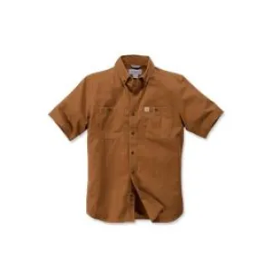 Carhartt&#x20;103555&#x20;Rugged&#x20;Flex&#x20;Rigby&#x20;s&#x2F;s&#x20;Work&#x20;Shirt&#x20;-&#x20;C.&#x20;Brown