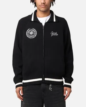 Carre Athletic Knit Jacket Black