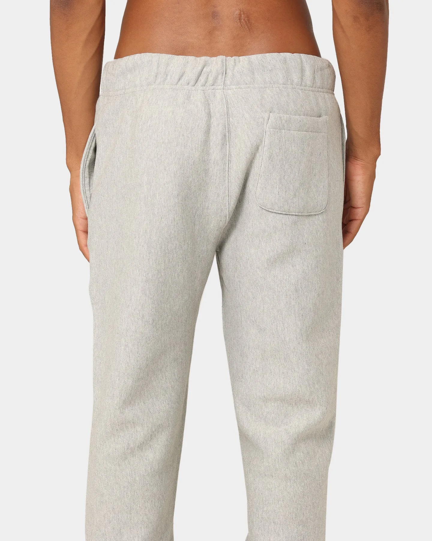 Champion Reverse Weave Cursive Logo Jogger Oxford Heather