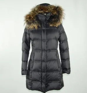 Chic Black Duck Down Winter Coat