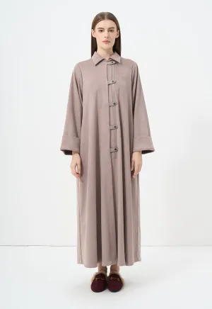 Choice Oversize Solid Maxi Winter Jacket Vison