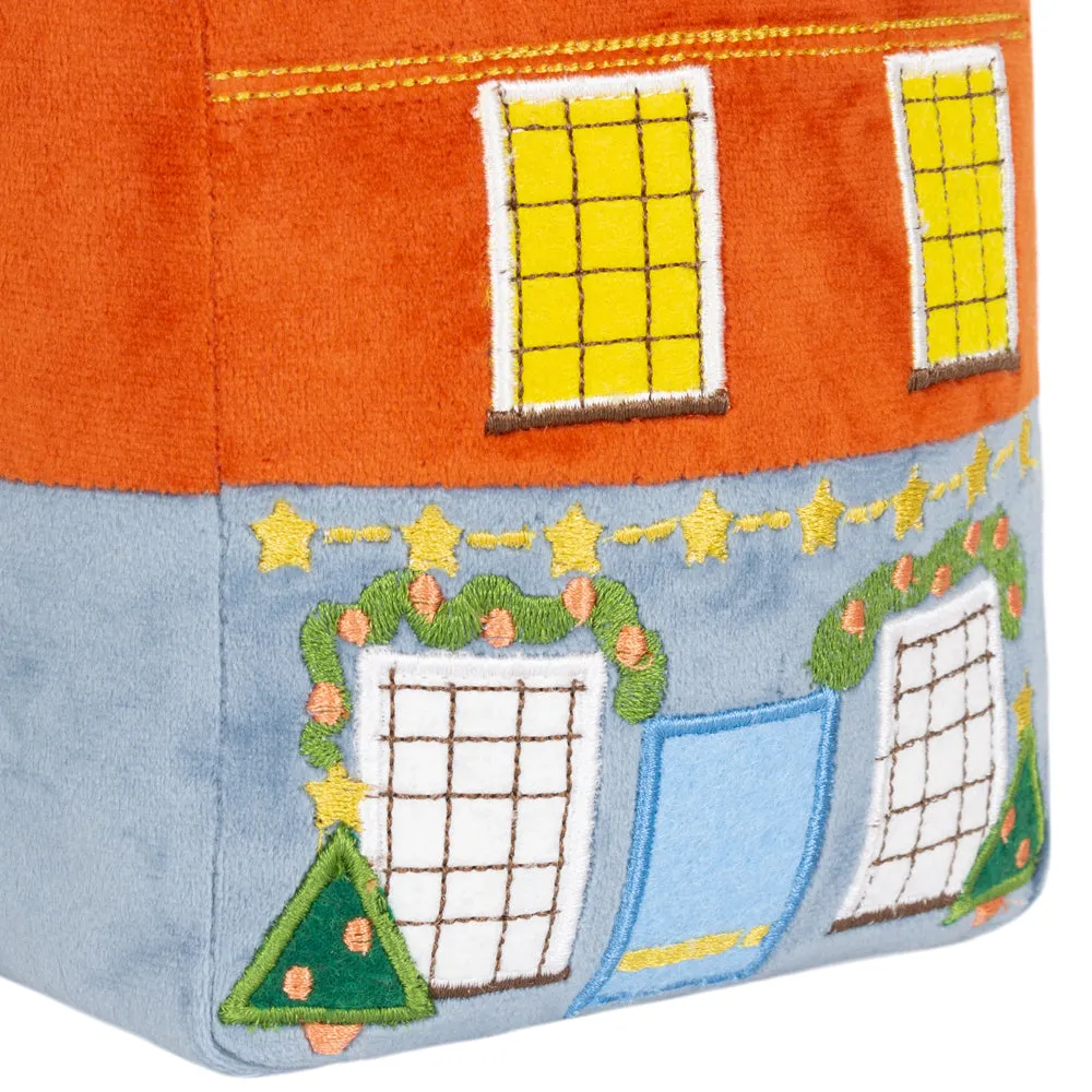 Christmas Spirit House Festive Door Stop Multicolour