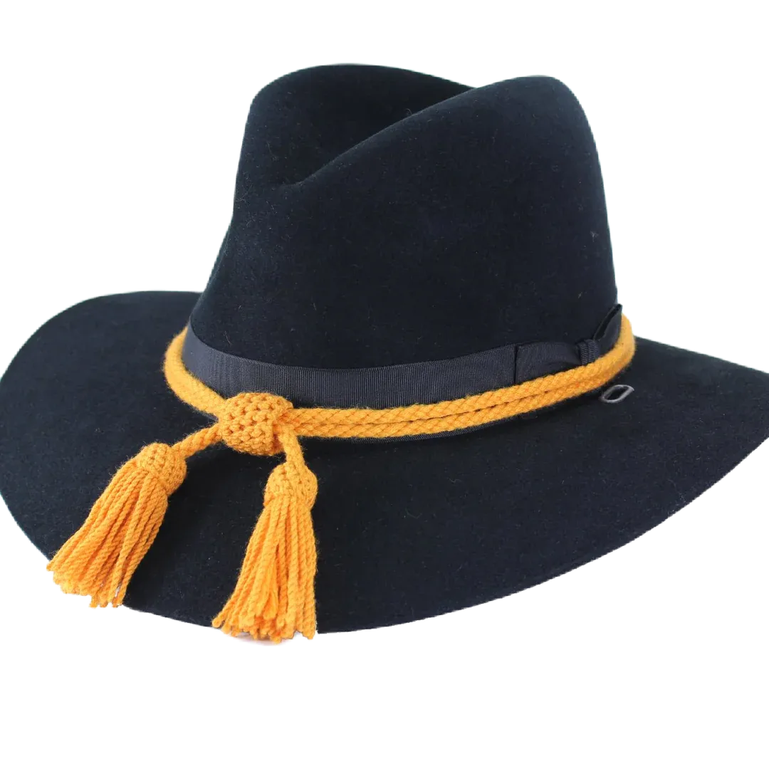 Civil War Style Hat Cord - Orange Dragoon