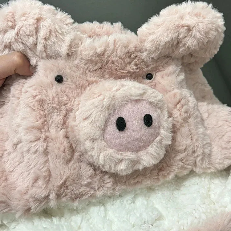 Cute Cartoon Plush Piggy Hat