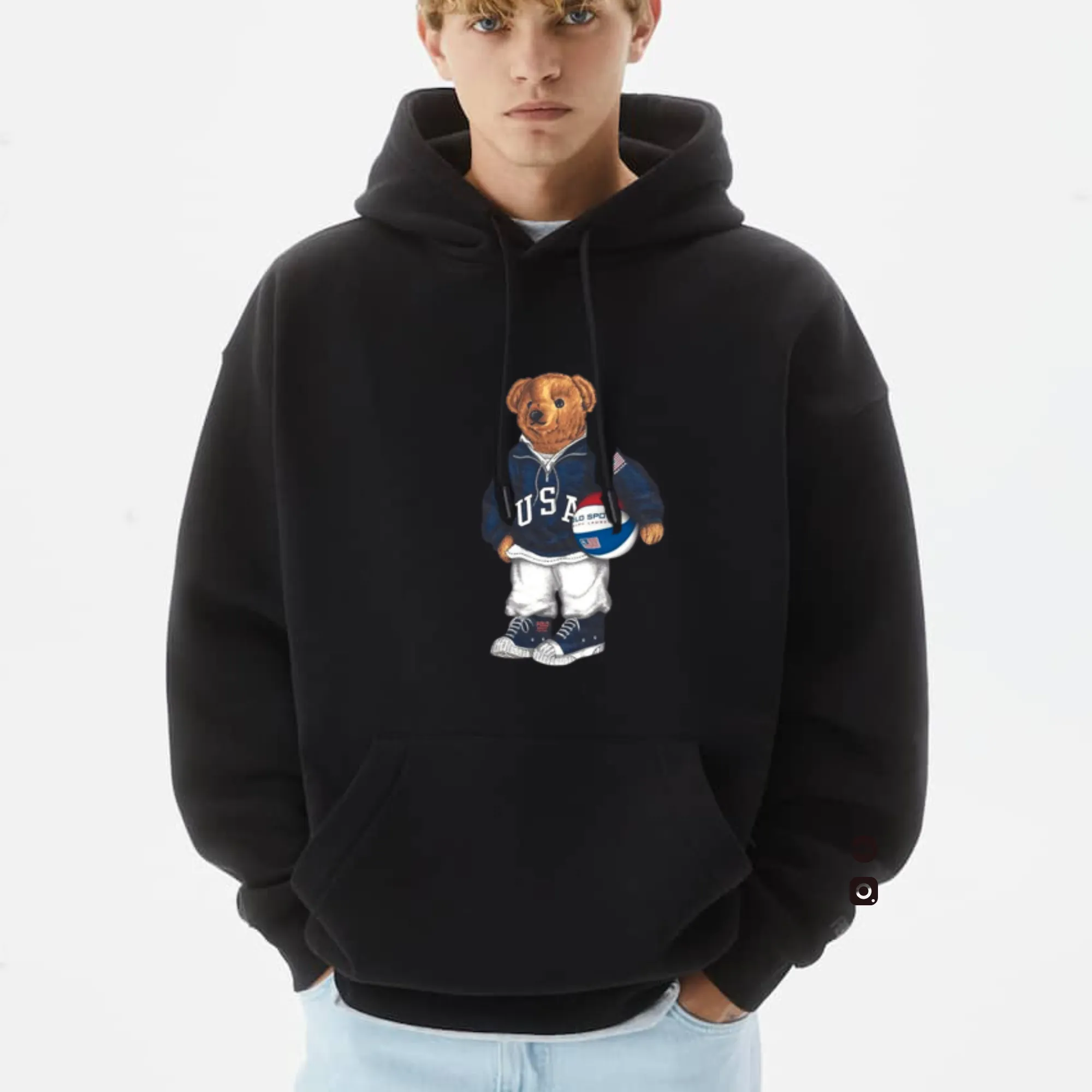 Cute Polo Bear Hoodie