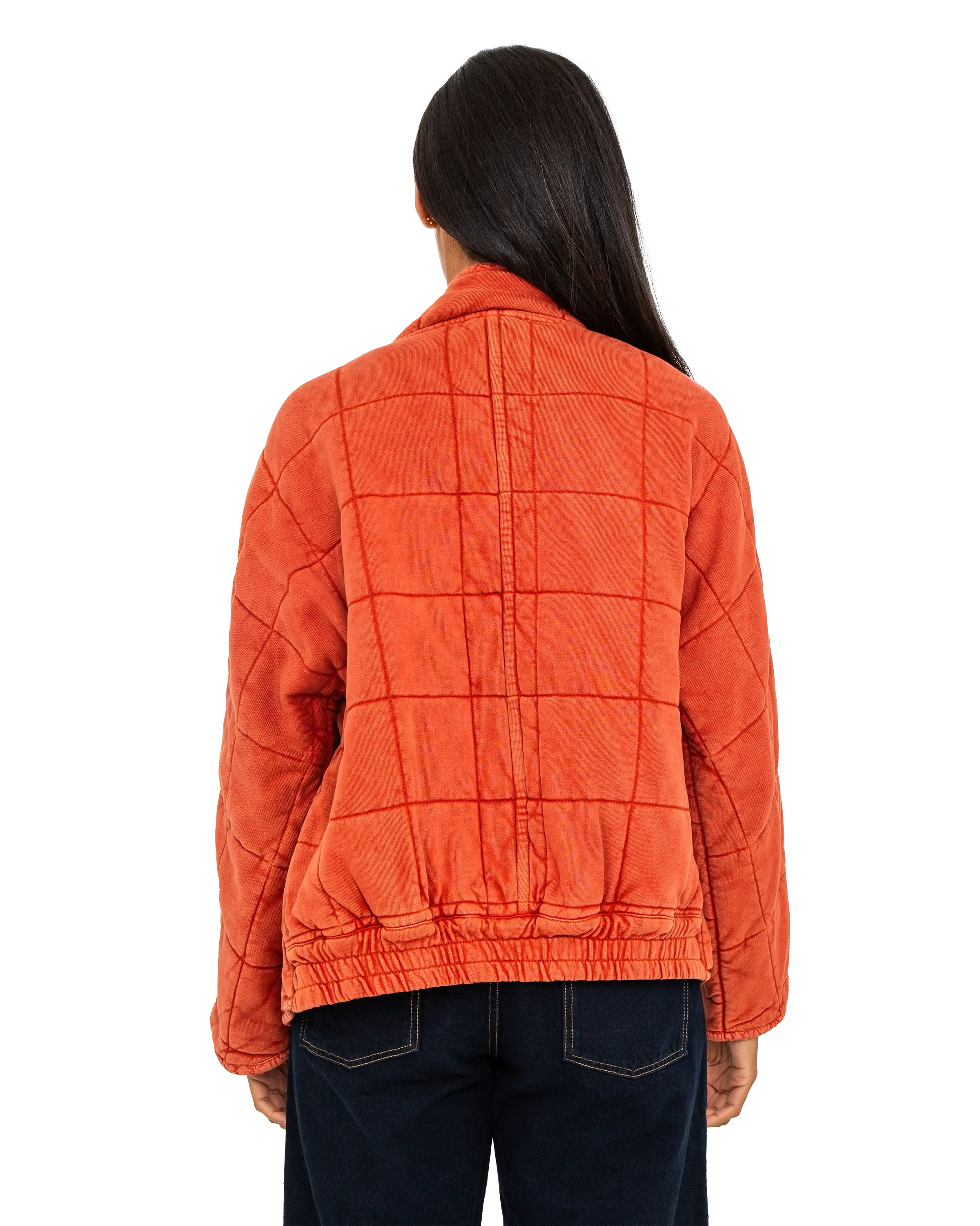 Dolman Quilted Jacket in Myrrh