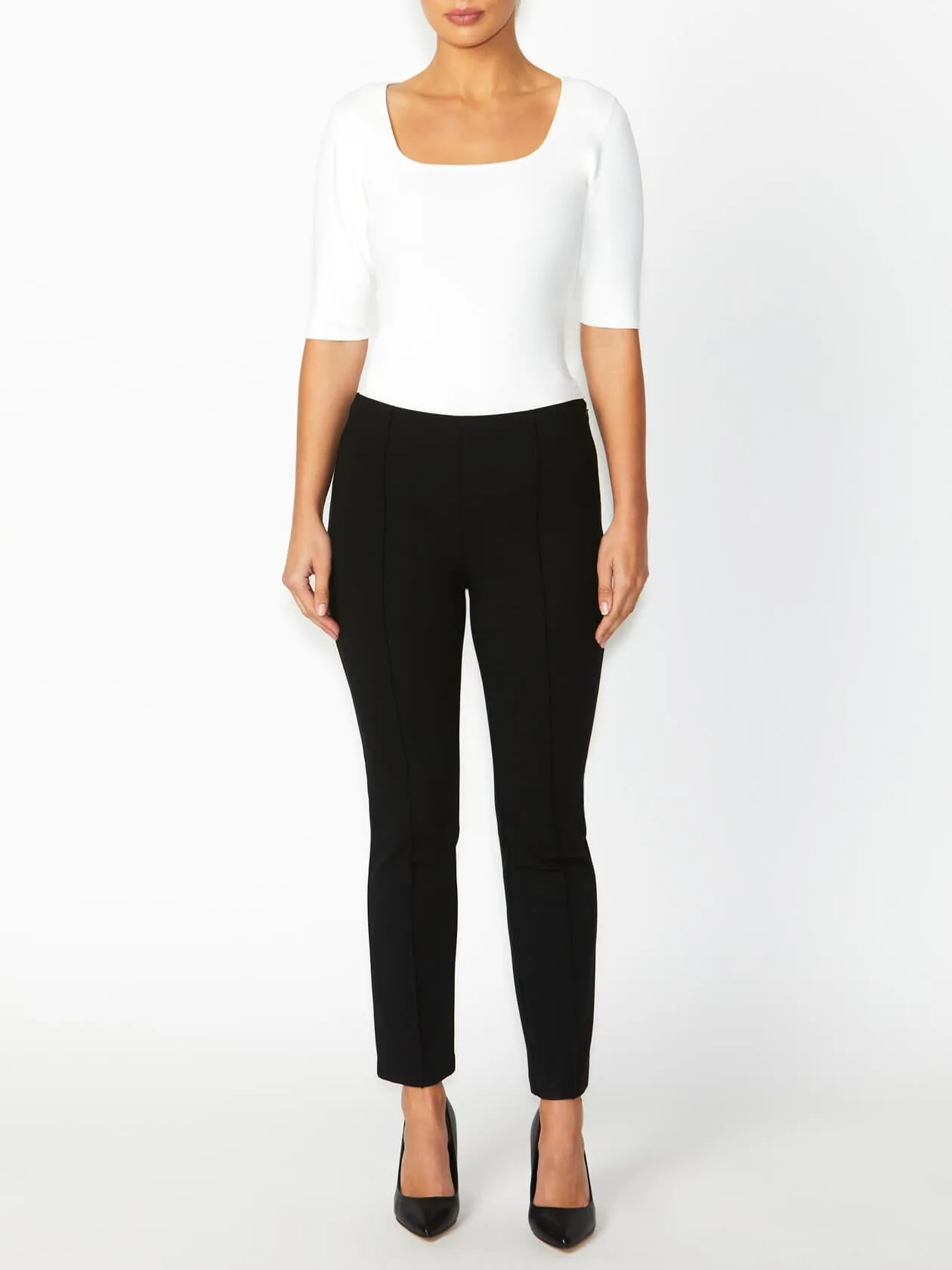 Eleanor Black Ponti Pant