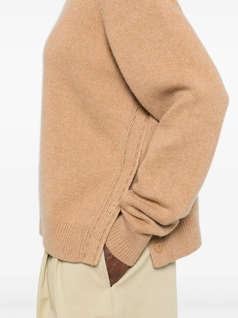 FENDI Luxury Cashmere Sweater for Men - Fall/Winter 2024