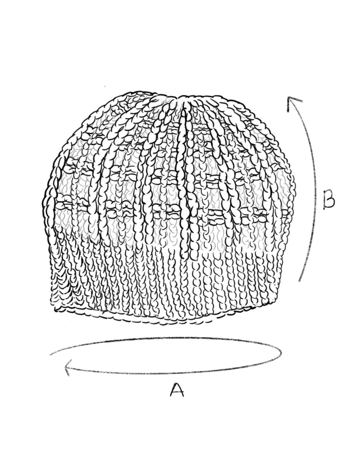 Flannel Shirt Hat - Knitting Pattern