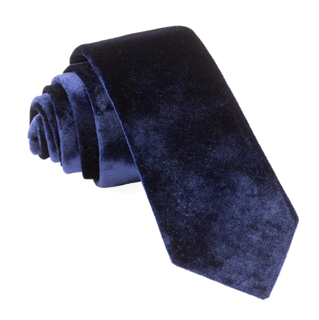 Formal Velvet Navy Tie