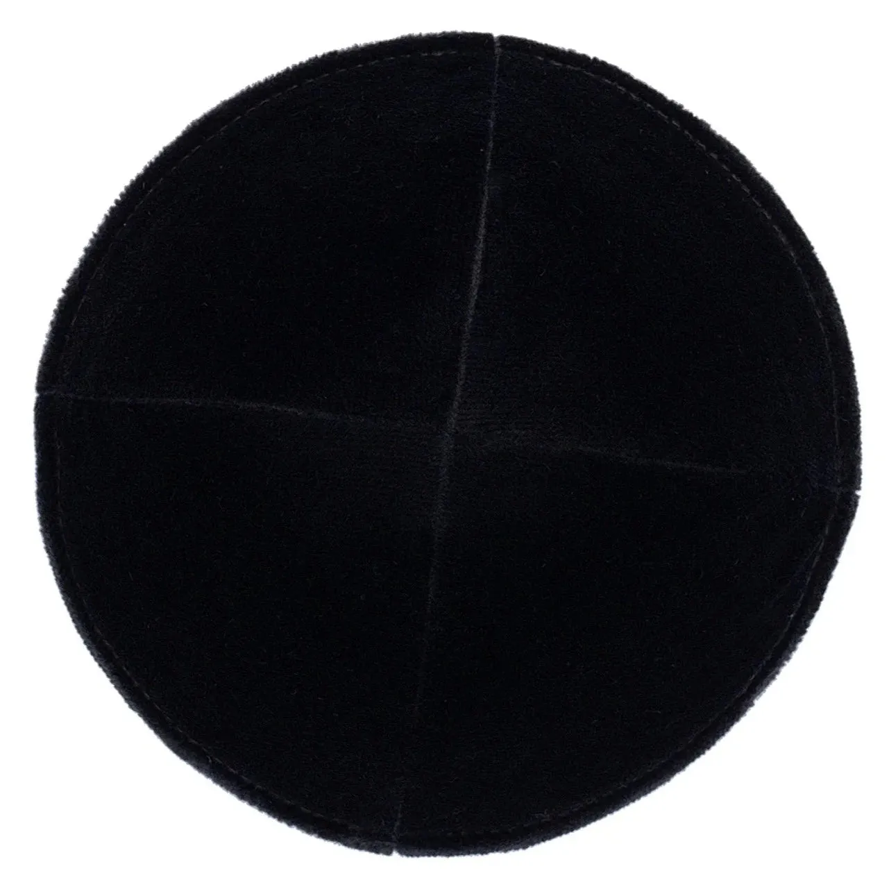 Four Panel Rimless Velvet Yarmulke