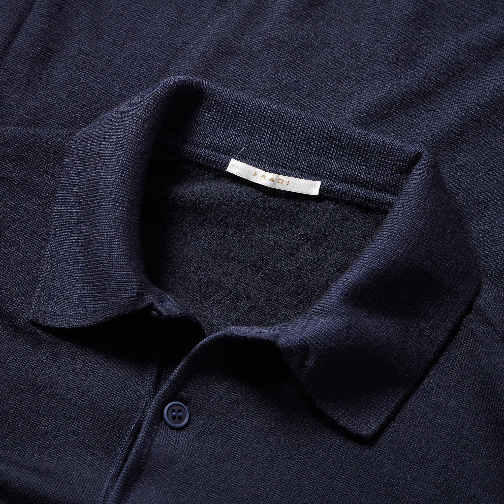 FRADI Maglia Collar Sweater Uomo NAVY BLUE