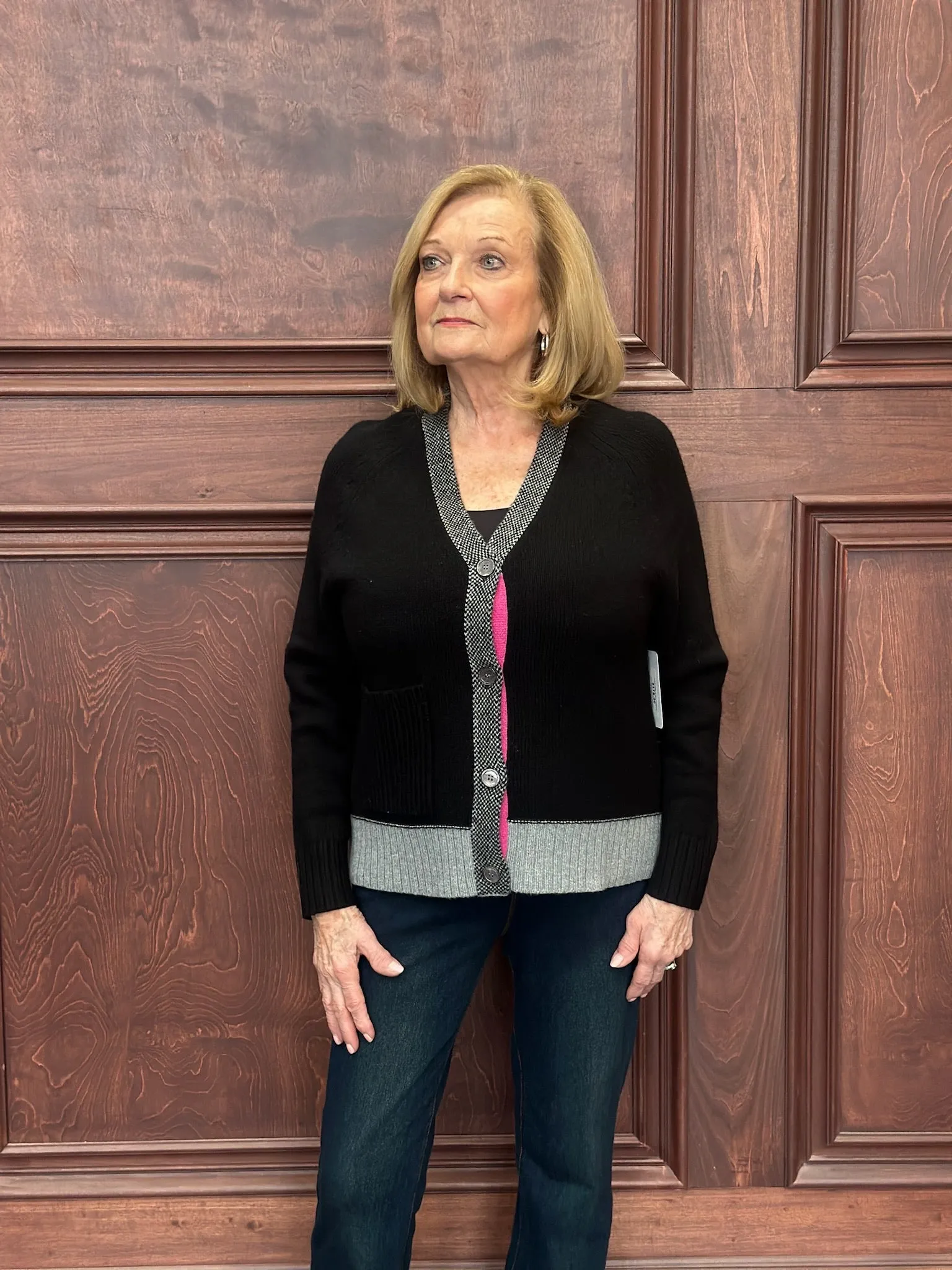 Frankie Elbow Patch Cardigan