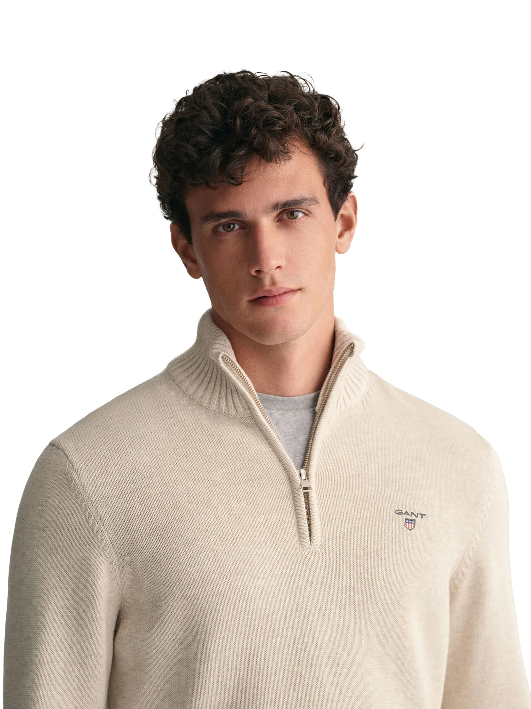 Gant | Mens Half Zip Sweatshirt