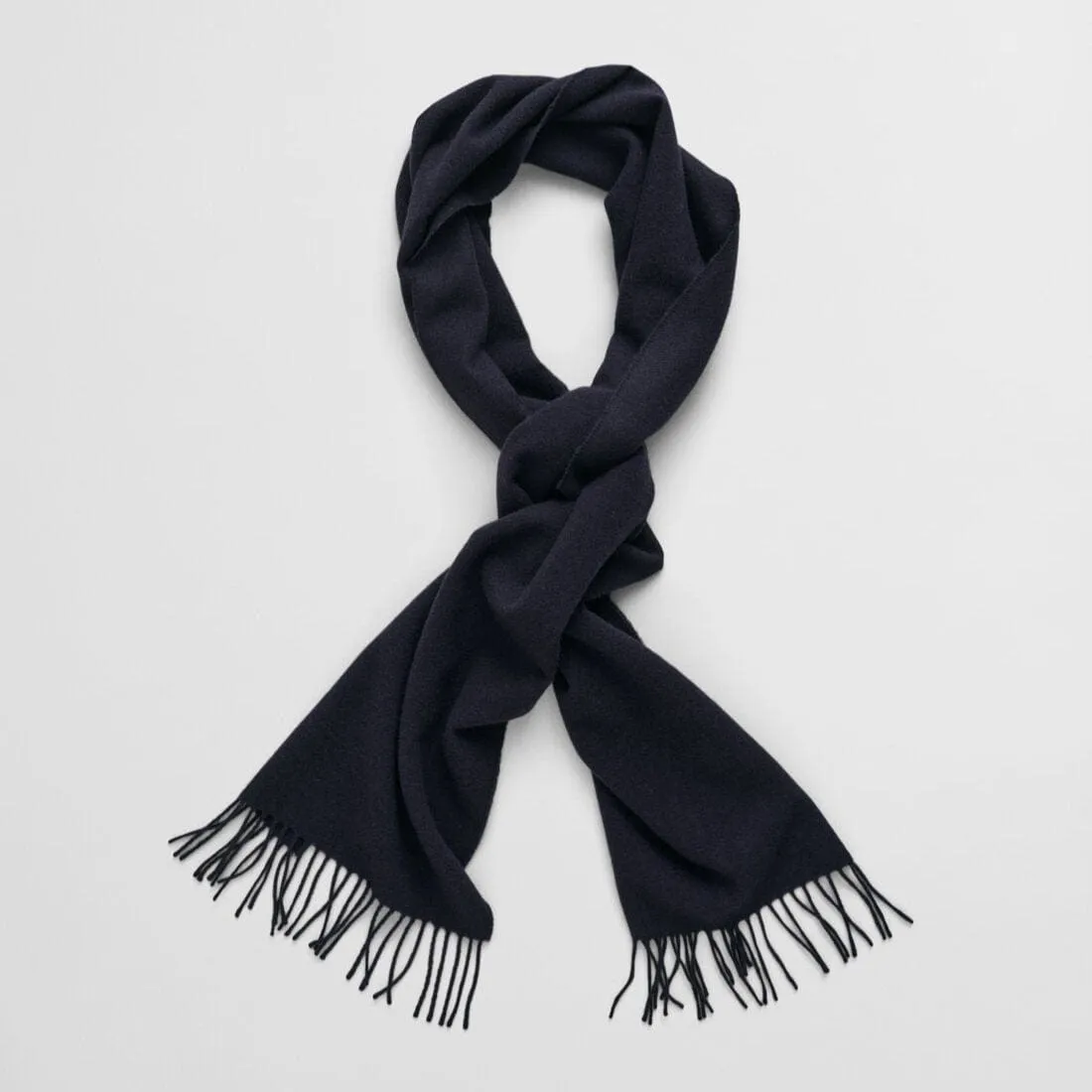 GANT Wool Scarf in Evening Blue