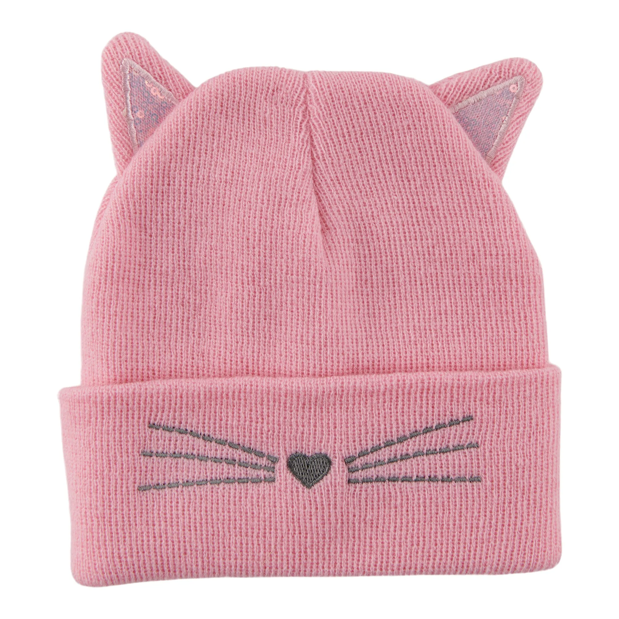 Girl's Novelty Cat Beanie