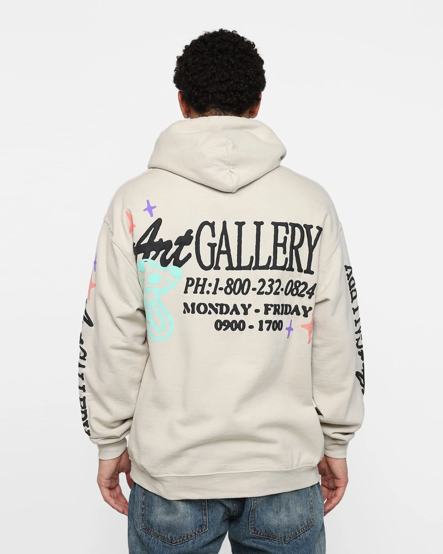 Goat Crew Art Gallery Hoodie Sand