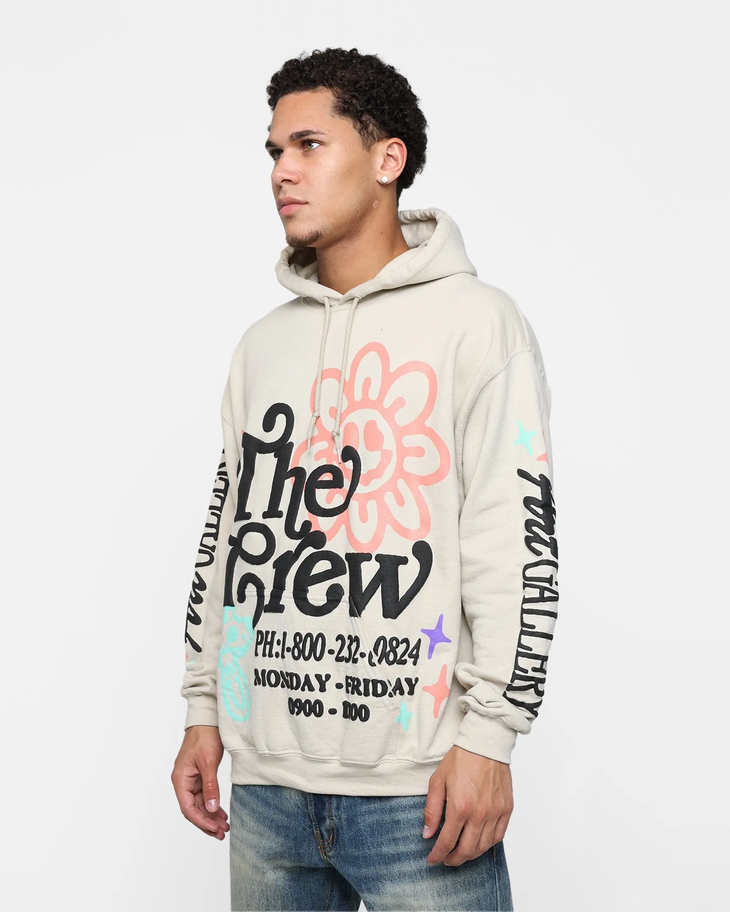 Goat Crew Art Gallery Hoodie Sand