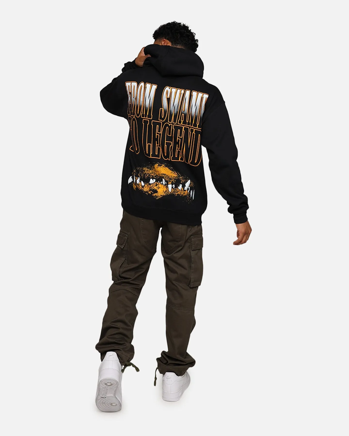 Goat Crew Louisiana Vintage Hoodie Black