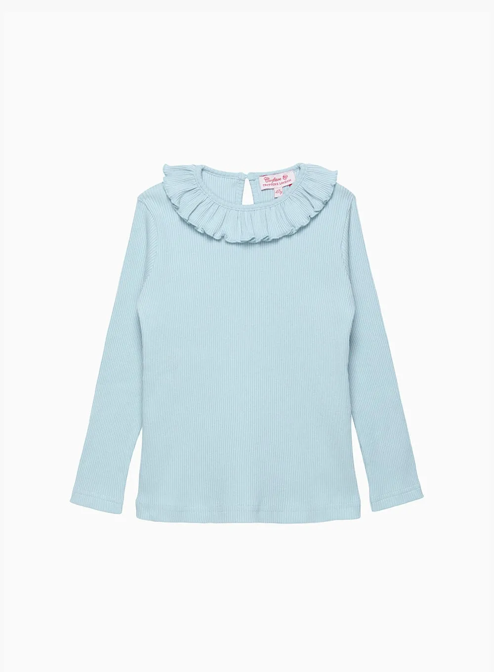 Grace Willow Jersey Top in Pale Blue