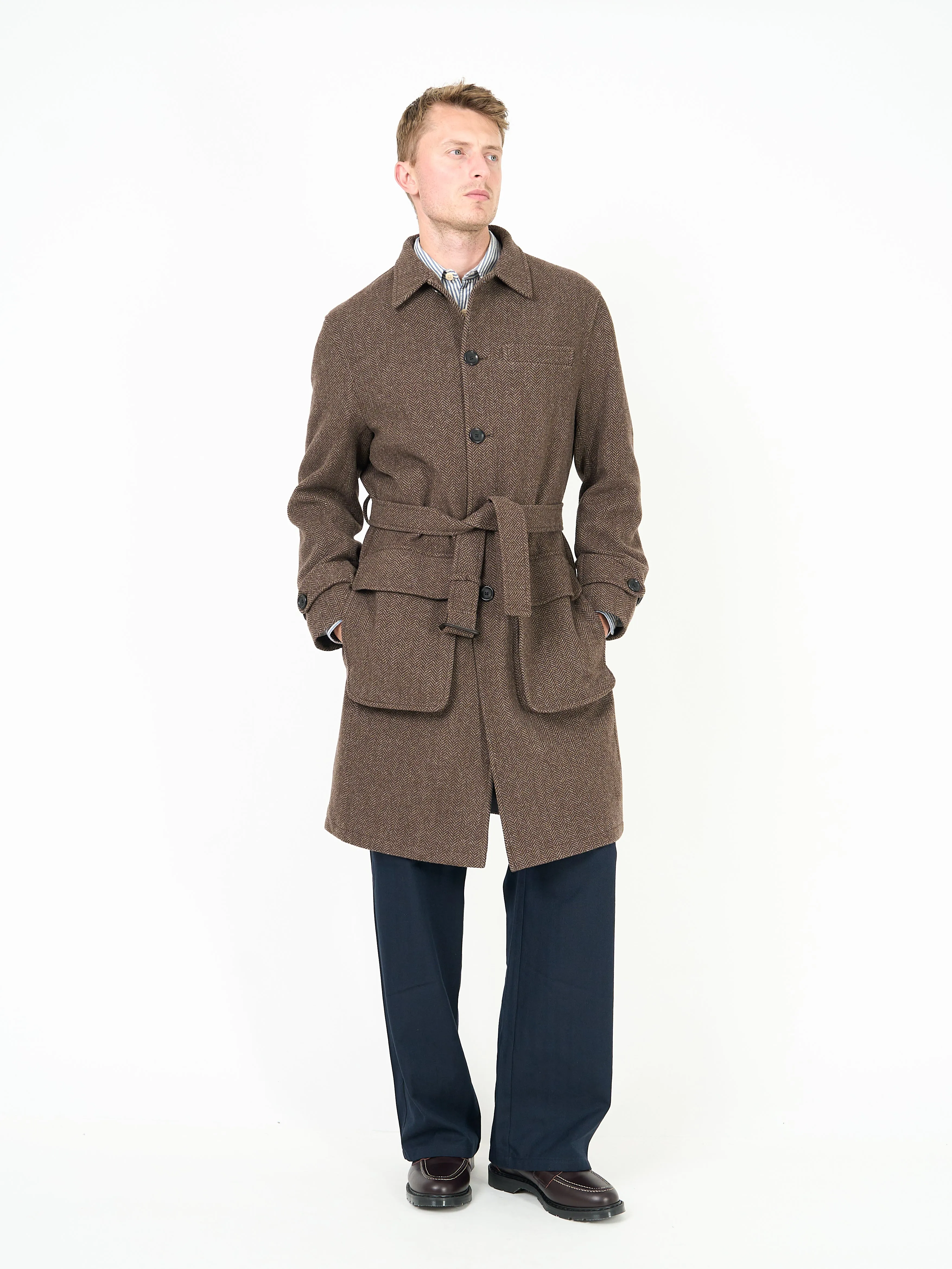 Grandpa Coat Whittaker Brown