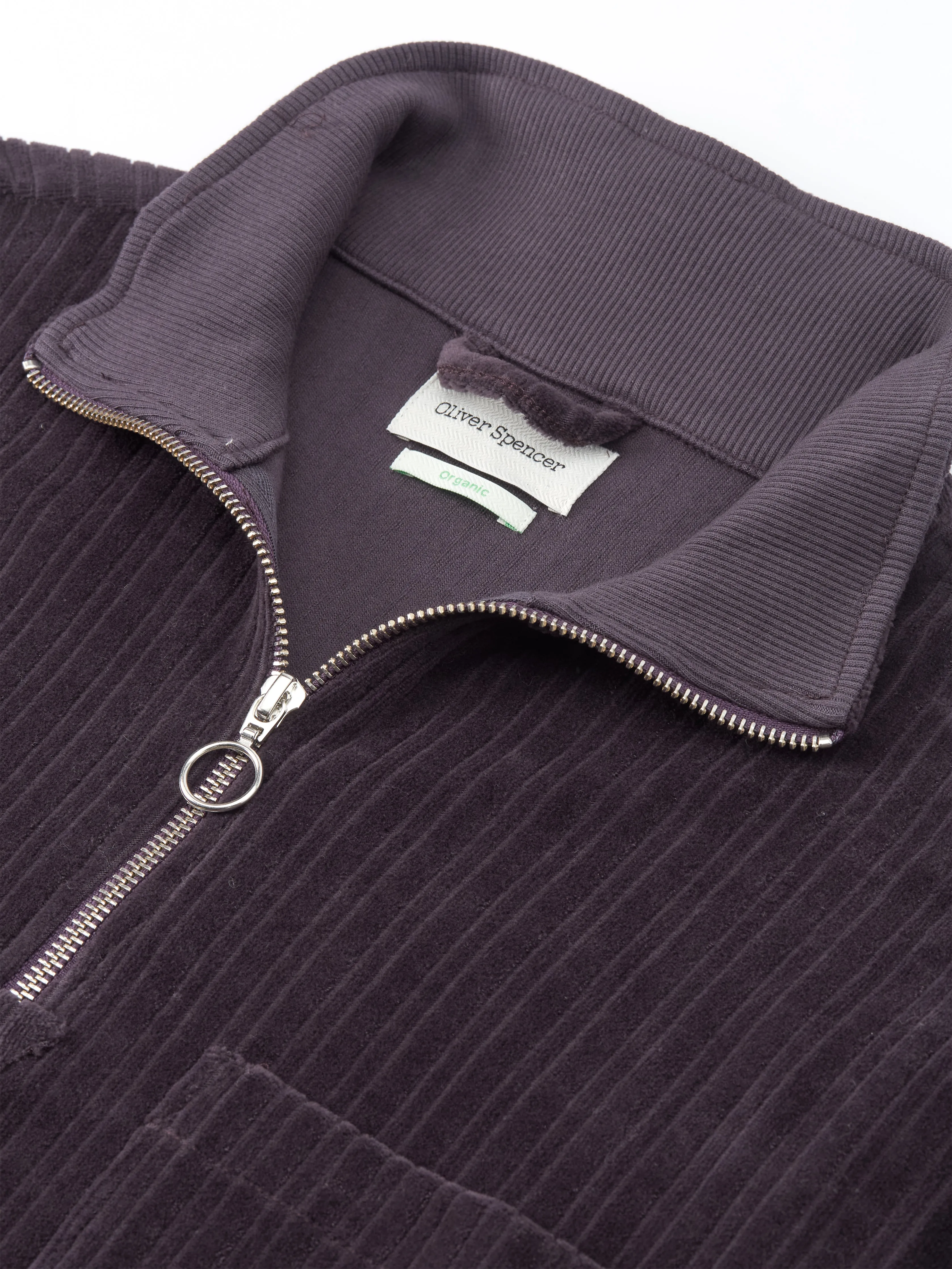 Half Zip Sweatshirt Willow Aubergine