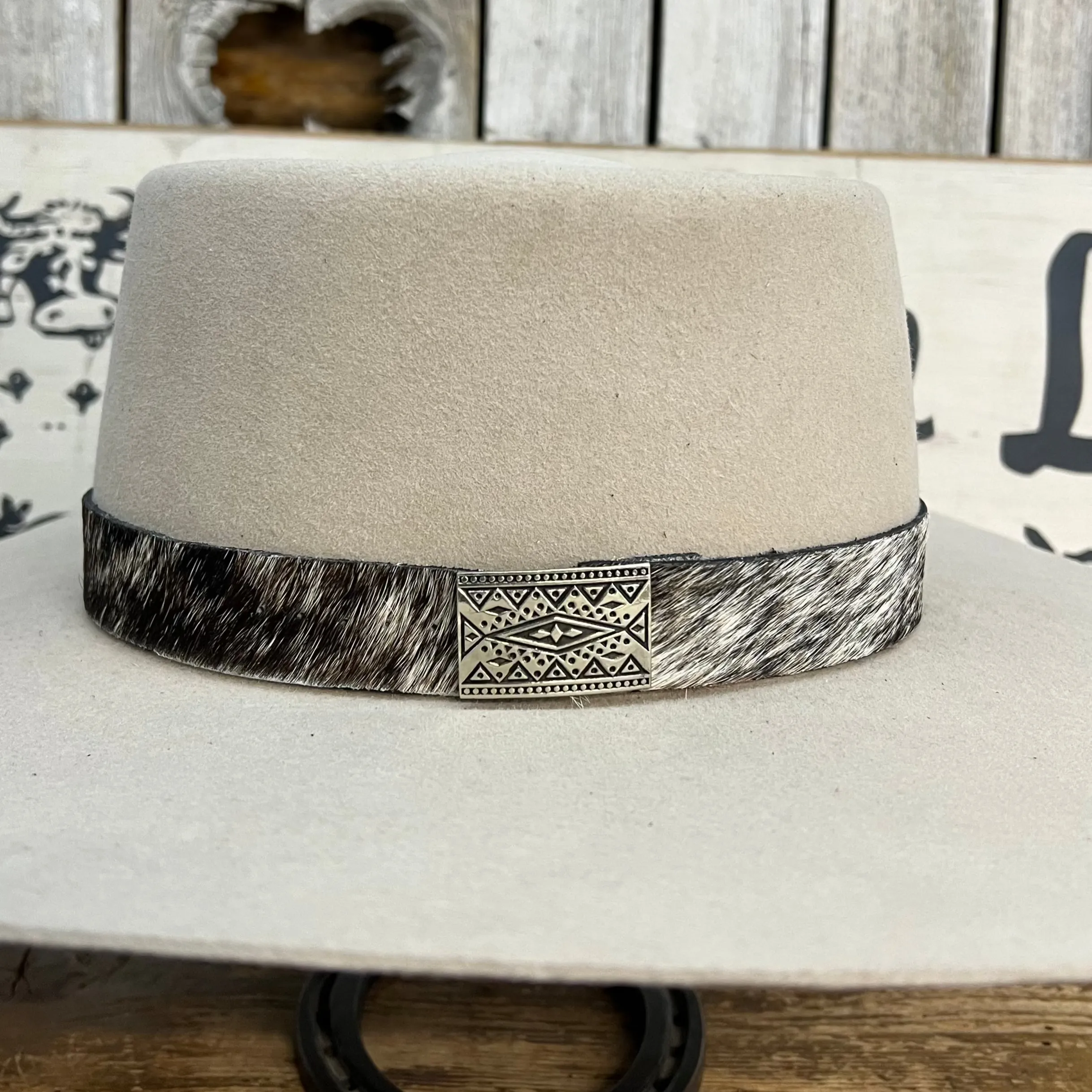 Hat Band | Cow Hide 1" LB-CO Black