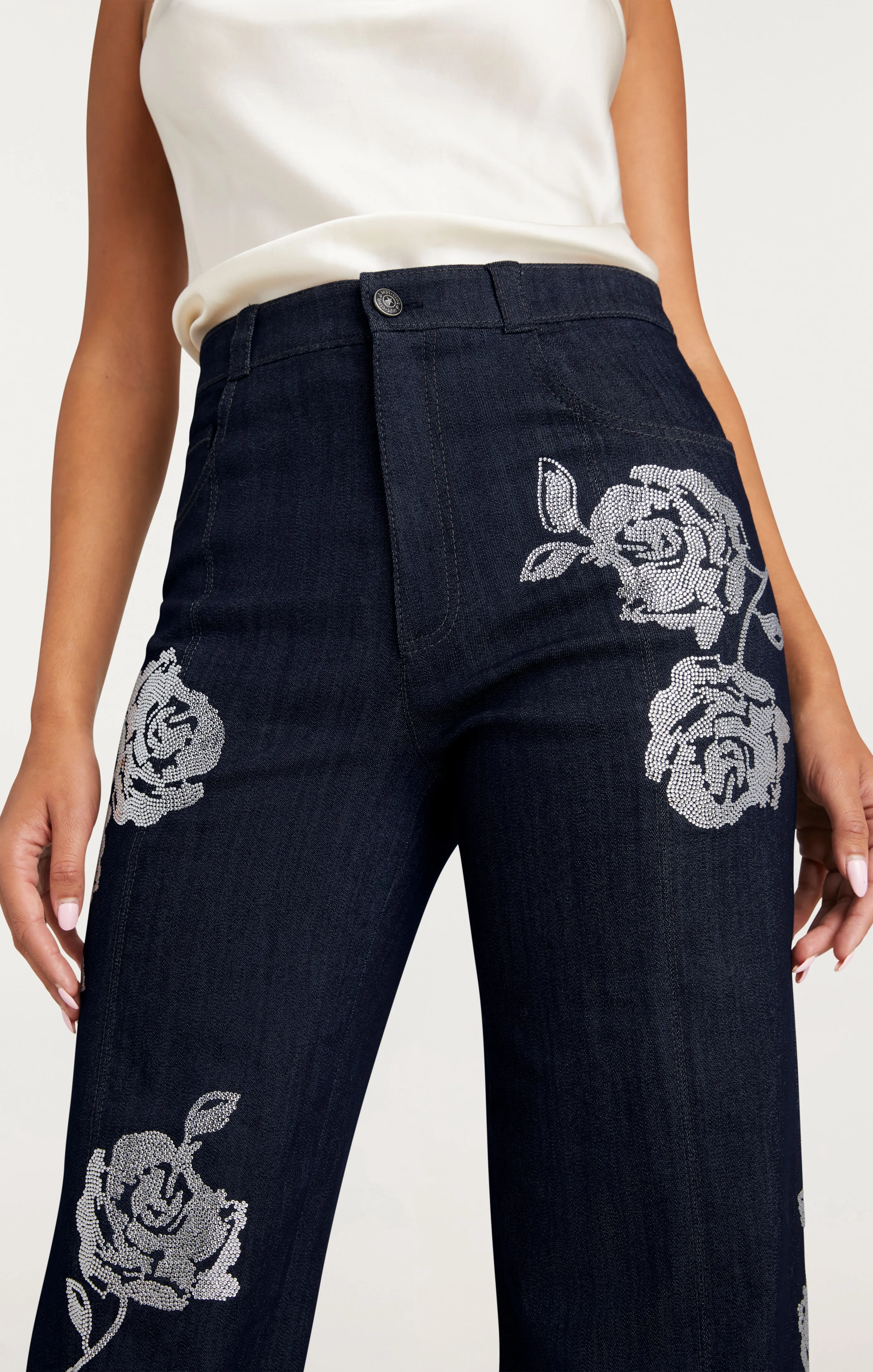 Heatset Roses Francine Pant