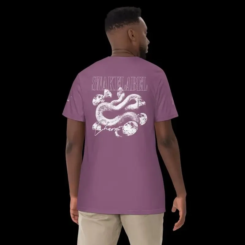 HEAVYWEIGHT T-SHIRT SNAKE: 100% Ring-Spun Cotton, Vibrant Color, Relaxed Fit