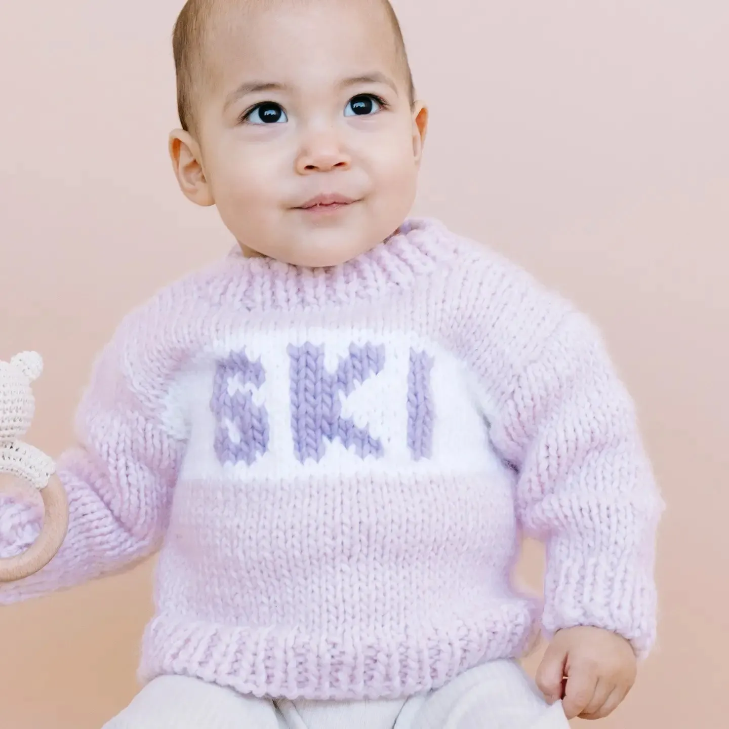 Holiday Ski Sweater - Pink, Baby and Kids