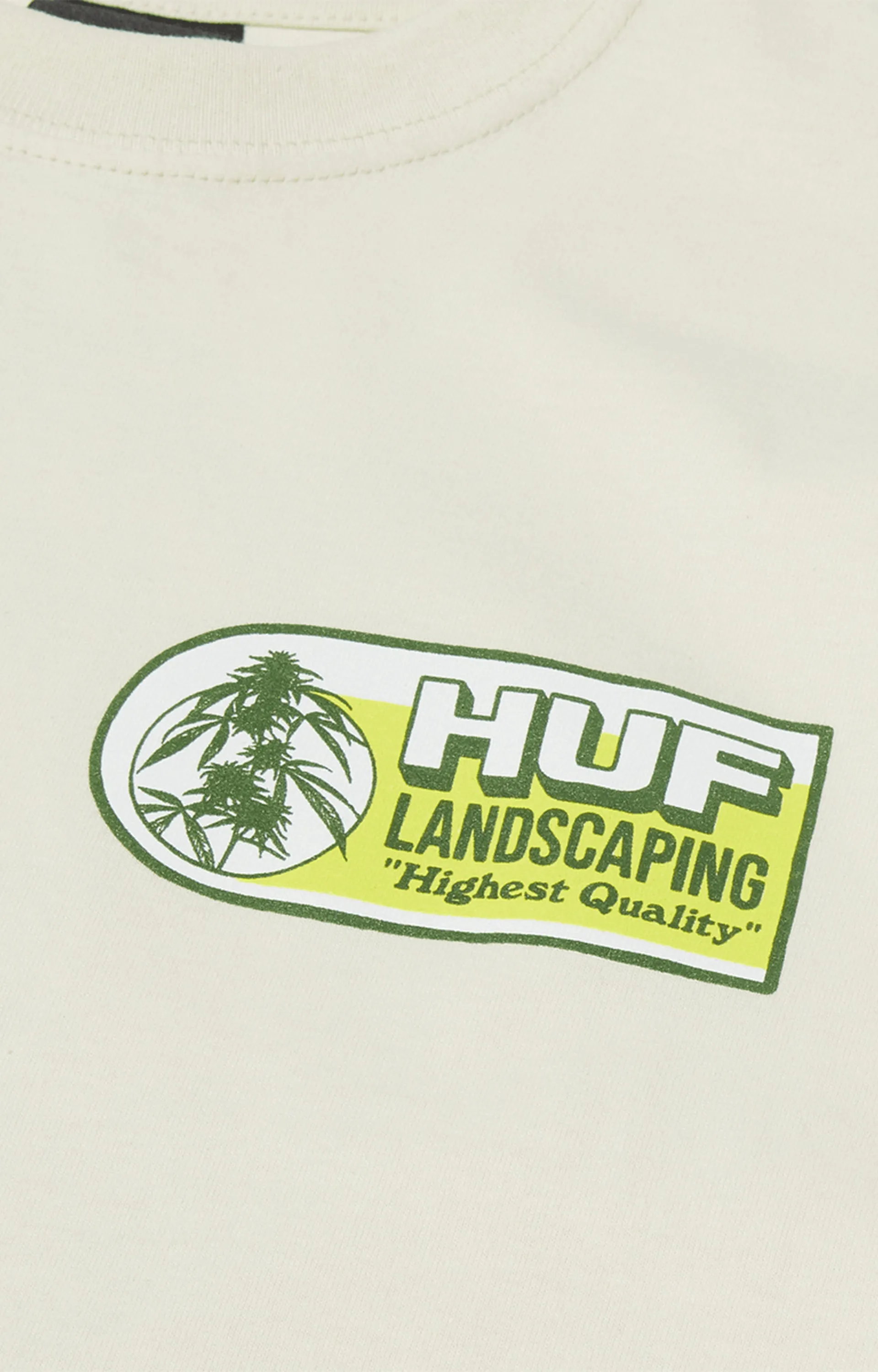 HUF Landscaping T-Shirt, Bone