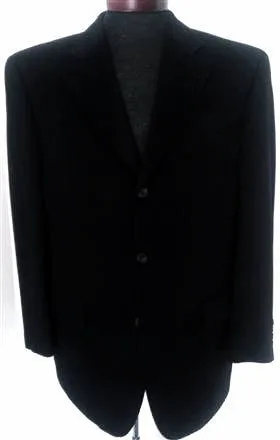 Jack Victor- Black 100% Cashmere Sport Coat- Size 43R